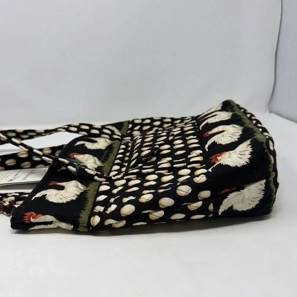 Vintage 1998 Vera Bradley Chanticleer Petite Villager NWT + Glasses Case